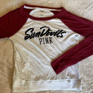 VS Pink ASU Sun Devils long sleeve